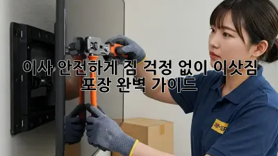 이사 안전하게, 짐 걱정 없이! 이삿짐 포장 완벽 가이드